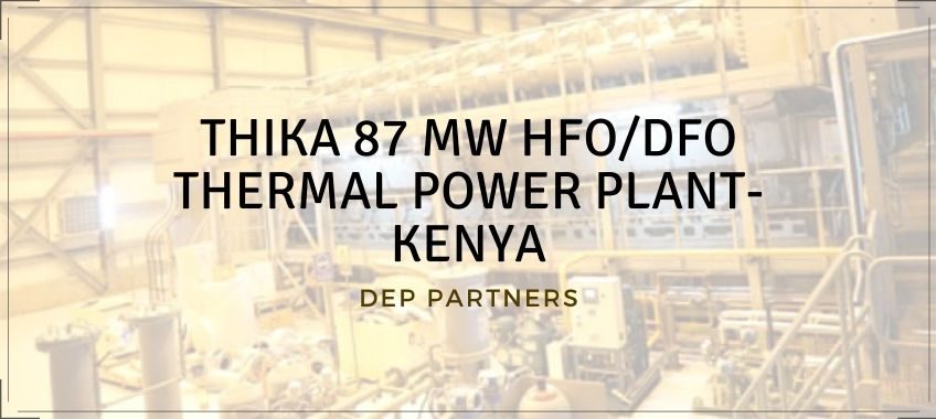 THIKA 87 MW HFO/DFO THERMAL POWER PLANT-KENYA